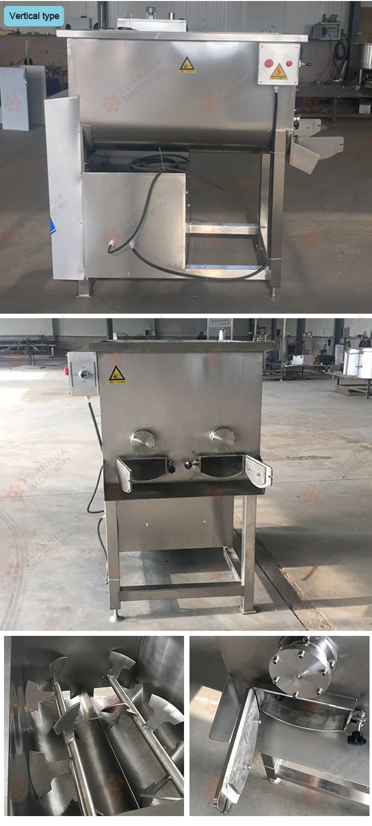 BX-50 vacuum meat mixer food equipment processing machine meat mixer