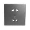 UK Type Universal 13A 3-pin AC Power Wall Switched Socket With Neon