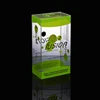 PVC clear perfume gift fold printed small clear plastic packaging boxes