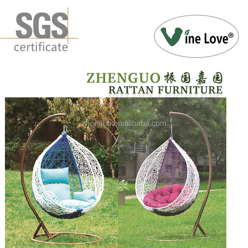 Round Relax Rattan Garden Swings For Adults Outdoor Bed Outdoor