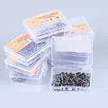 100pcs box Fishing Needle Fishhooks High Carbon Steel Non barbed Fishing Hooks Stream River Lake Freshwater