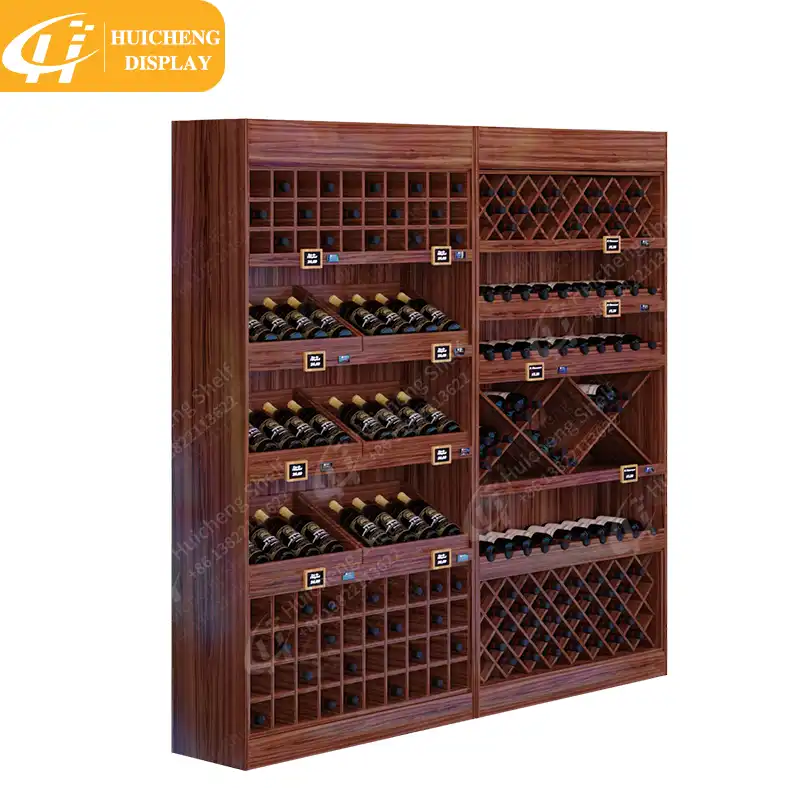Good Quality Wall Mounted Wine Display Cabinet Wine Rack Whiskey