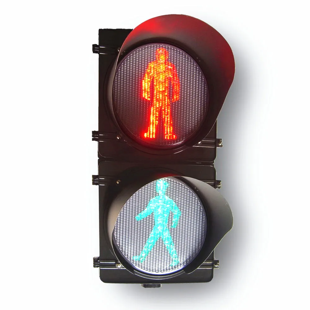 Bright pedestrian traffic lights road safety led pedestrian red green man traffic light