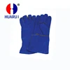 High Quality Blue Leather Working Glove Welding Glove