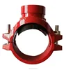 UL FM CE approval ductile iron grooved pipe fittings and couplings threaded/grooved mechanical cross/tee grooved threaded outlet