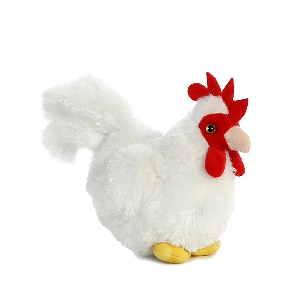 white chicken plush