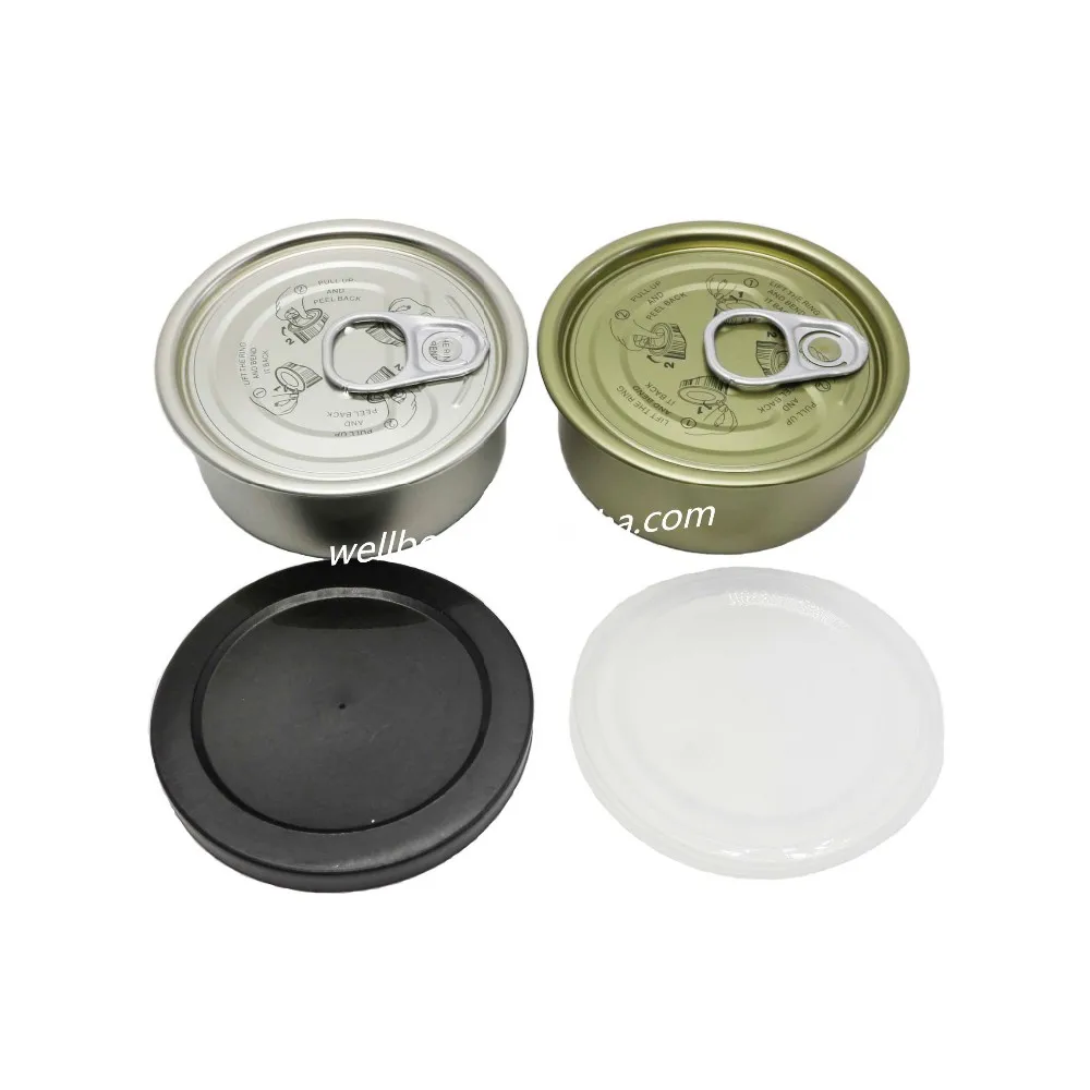 Empty Aluminium Ring Pull Fish Food Tins Cans 100g 100ml Tuna Can ...