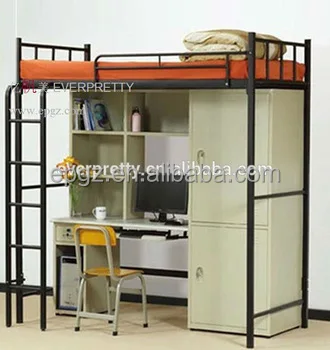 New Design Adult Bunk Bed With Desk And Wardrobe Buy New Design