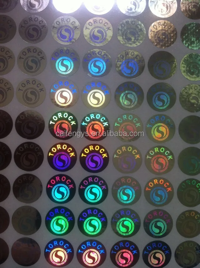 3d Hologram Sticker Printing - Buy Guangzhou Uv Security Stickers