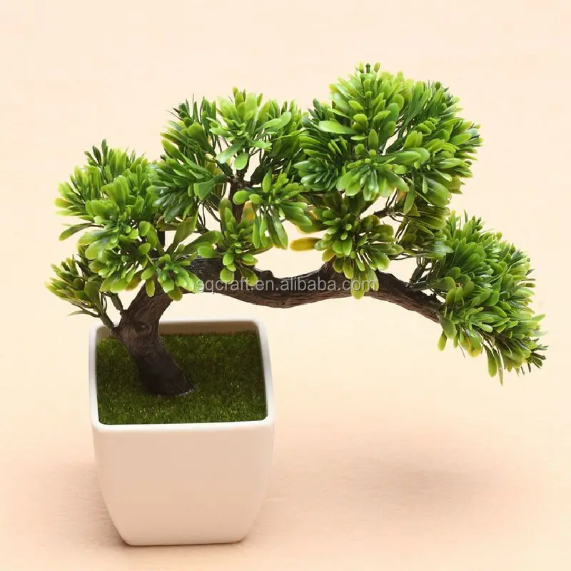 Antique Artificial Potted Tree Japanese Bonsai Pine Tree Looks Real