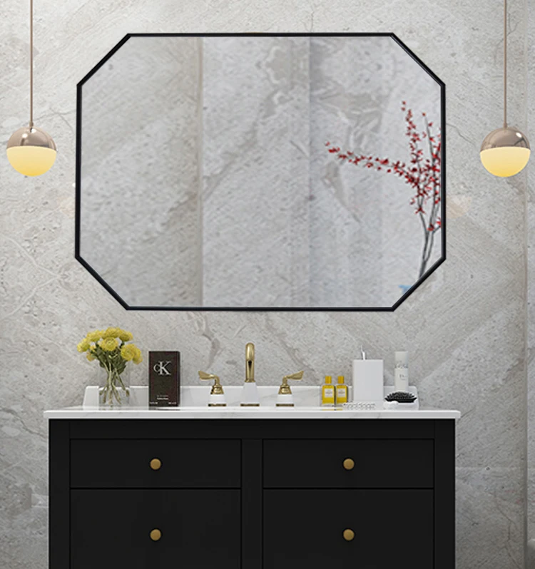 Wholesale Geometric Shape Gold Octagonal Bathroom Hotel Environmental
