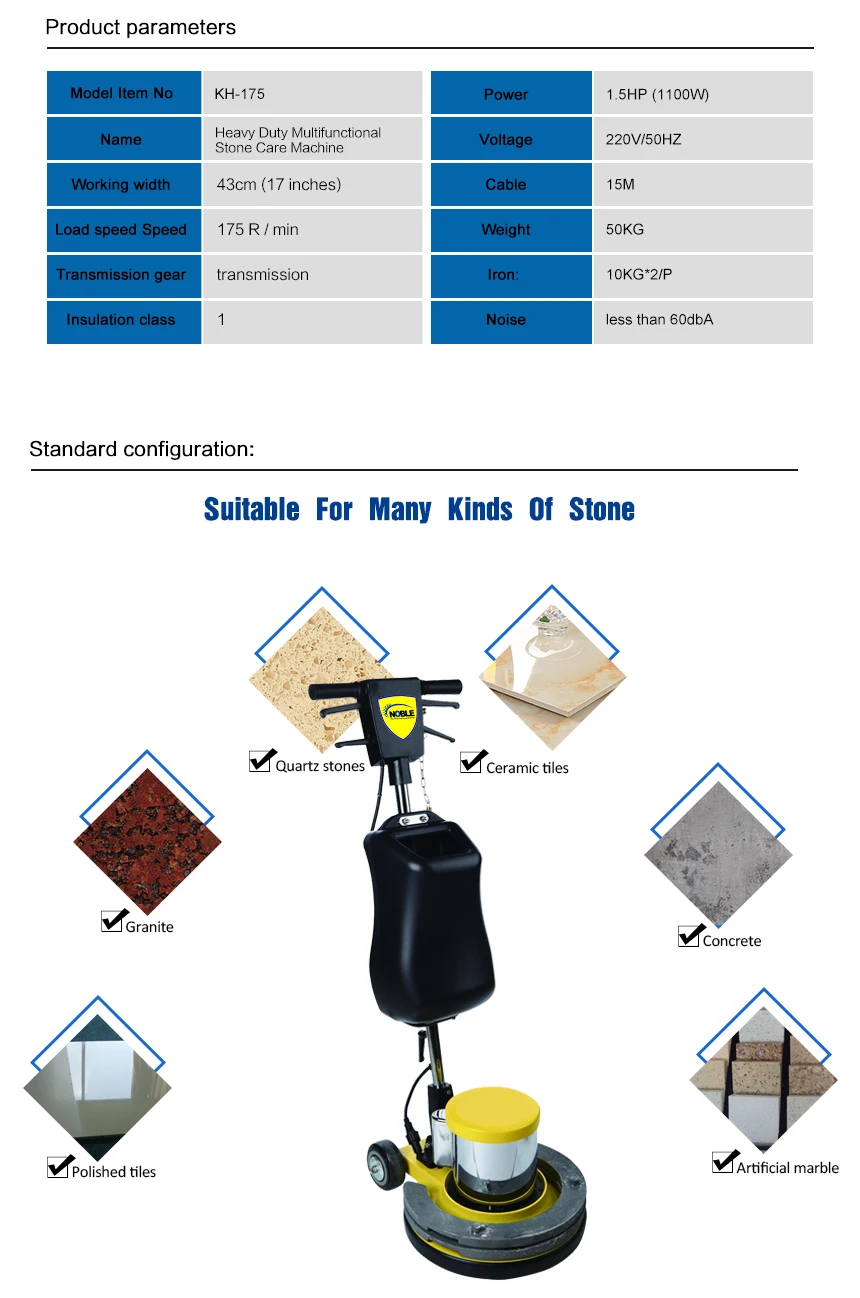 Multifunctional Heavy Duty Stone Care Machine - Buy Stone Cleaning 