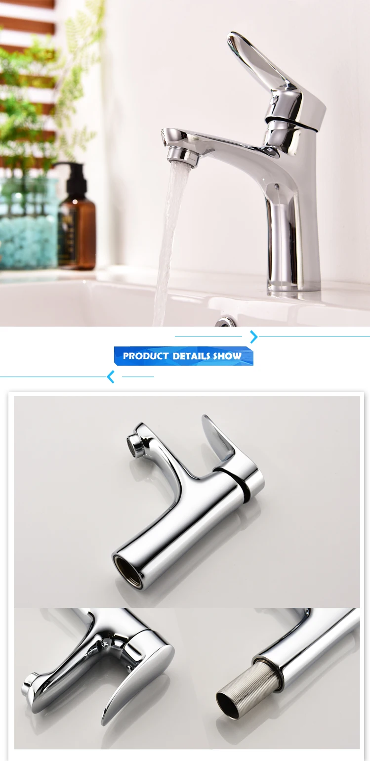 Wholesale hot and cold water brass bathroom faucet manufacturer