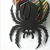 Halloween felt hanging spider net decoration on wall