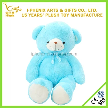 blue big teddy bear
