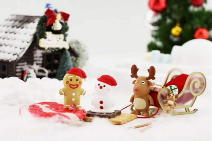 New business ideas Christmas cartoon character USB Memory Drive 8GB usb flash drive - ANKUX.COM
