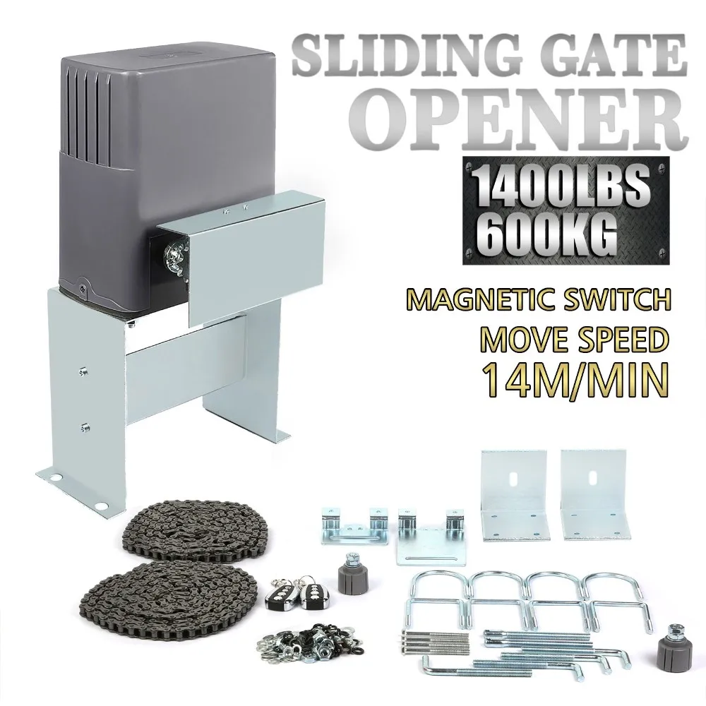 Cheap 600kg Electric Sliding Automatic Gate Opener Kit With Wireless