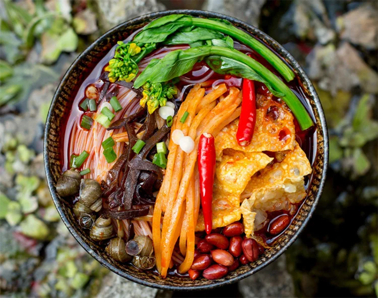 gift for chinese home town flavor spicy rice river snail noodles