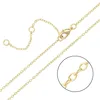 14K Gold Chain Finished Jewelry Making Chain O Solid Brass Chain