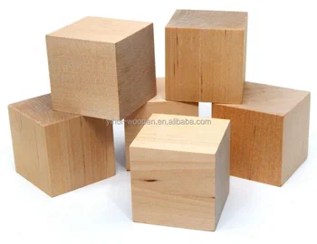 square wooden building blocks