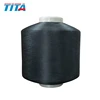 Polyester twisted yarn DTY 75D/36F/120TPM DOPE DYED BLACK multi-purpose bending and threading