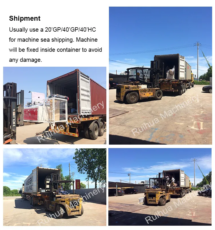 Side Seal Heat Cutting Plastic Bag Machine Making OPP Plastic Bag