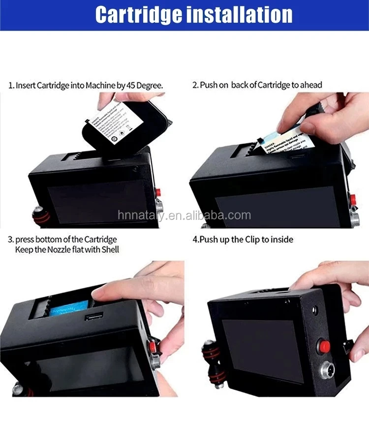 Nataly T3 Handheld Inkjet Qr Code Printer On Wood