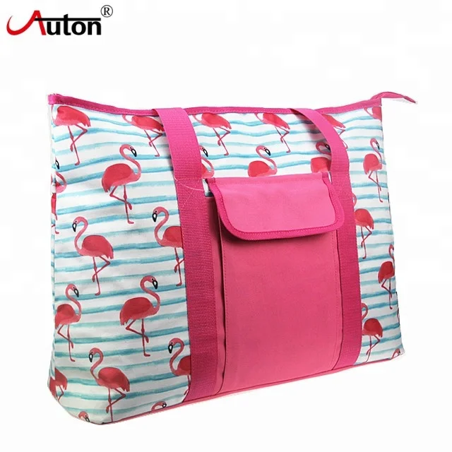 flamingo cooler bag