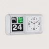 A00AF410 Classic rectangle home use calendar wall clock
