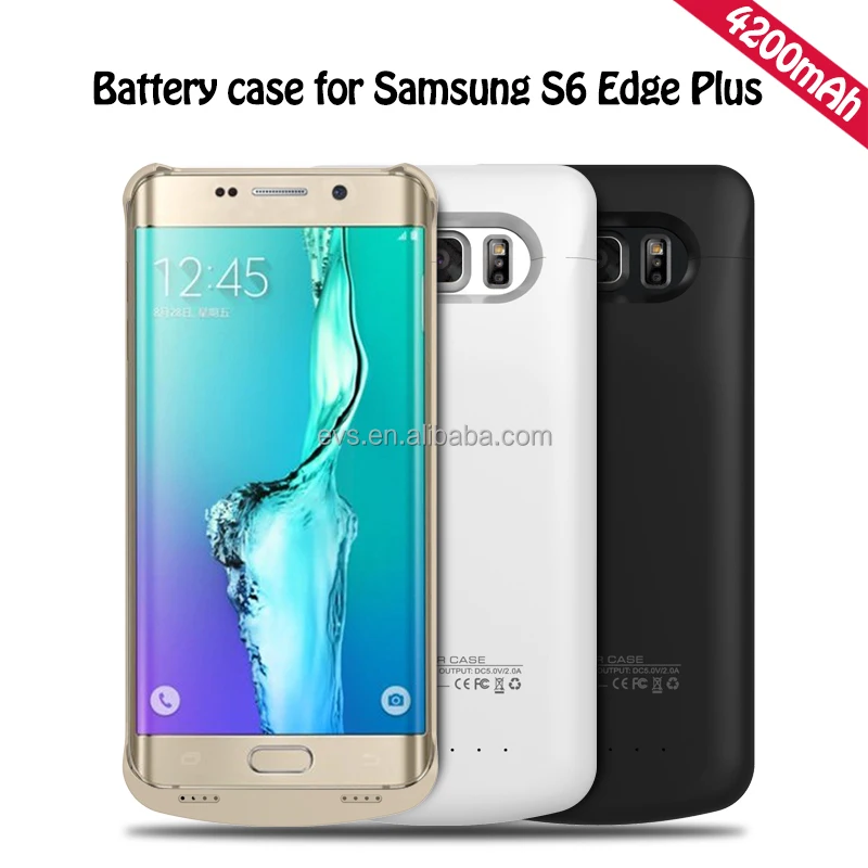 4200mAh External Backup Battery Power Back Case For Samsung S6 edge plus