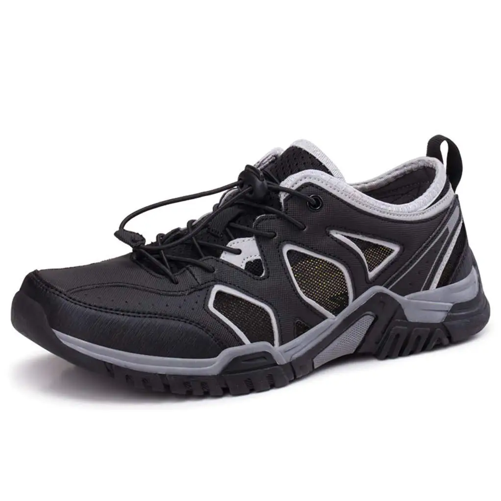 Giles Jones Mens Hiking Shoes High-top Anti-skidding Comfortable Climbing Trekking Shoes