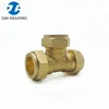 15-22mm Brass Pex Fitting Compression Plumbing Equal Tee