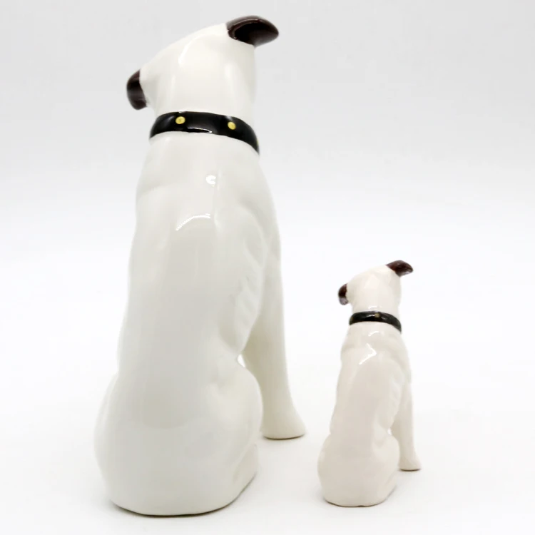 Wholesale Ceramic Mini White Dog Figurines Statue Buy Dog Statue