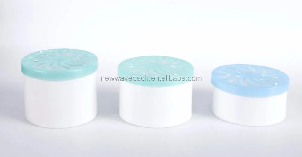 100G empty solid plastic gel air freshener container, Wholesale Household Chemicals products on