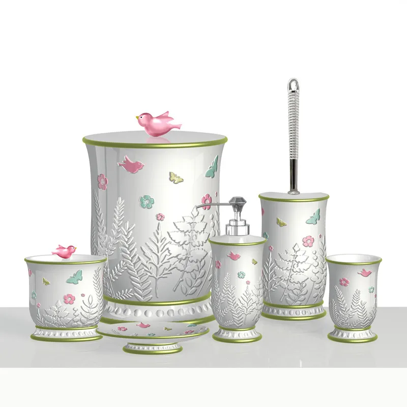 Luxury Modern High Quality Classic Resin Bathroom Products Accessories Set Buy Vanity Set