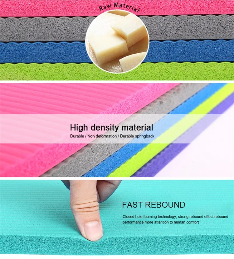 Wholesale Gym Mat Fitness Mat Colorful Nbr Yoga Mats Buy Colorful