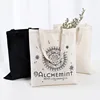 wholesale customs logo organic cotton tote bag cotton shopping bag
