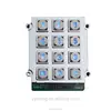 12 keys LED backlight access control security system enclosures keypad