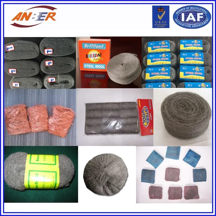 Steel Wool Cleaning Pads Steel Wool Soap Pads Steel Wool Roll Scrubber