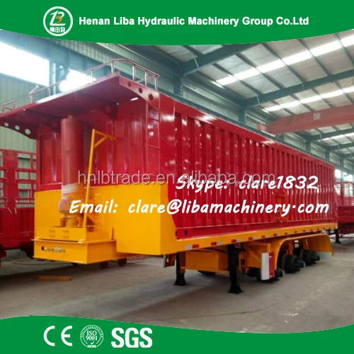Coal Transport Used Dump Trailer 50 ton 60 ton 100 ton Direct Factory Tipper Trailer
