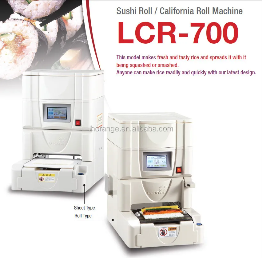 Sushi Roll Sheet Type Machine, LCR-700 Sushi Machine