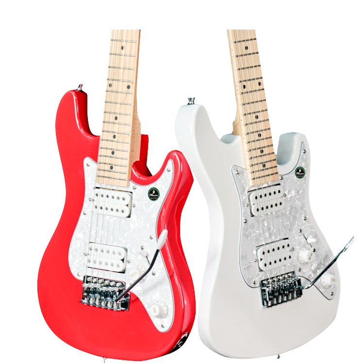 Custom  colorful travel mini kids electric guitar for child