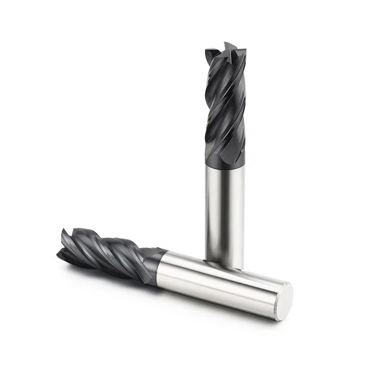 Stainless Steel4 Flute Tisin Coating Endmill Cutter Special Variable