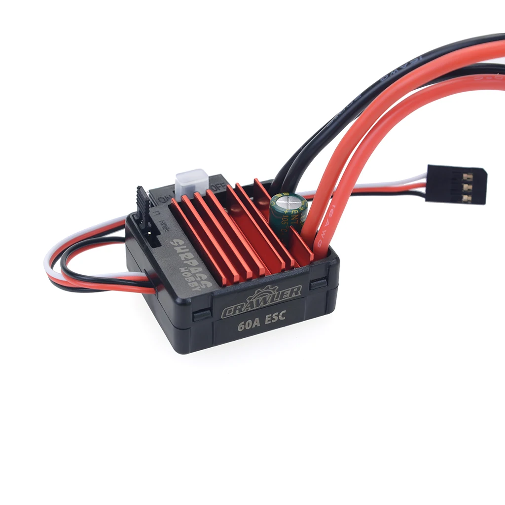 Surpass Hobby 60a Brushed Esc For Crawler Car Rc Car Accessories