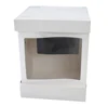Food Grade Kraft Paper Tall Cake Box Wedding Cake Boxes with Window