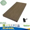 Outdoor capped composite deck factory produce
