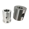 customized CNC milling machine parts, metal connector in stainless steel with high precision