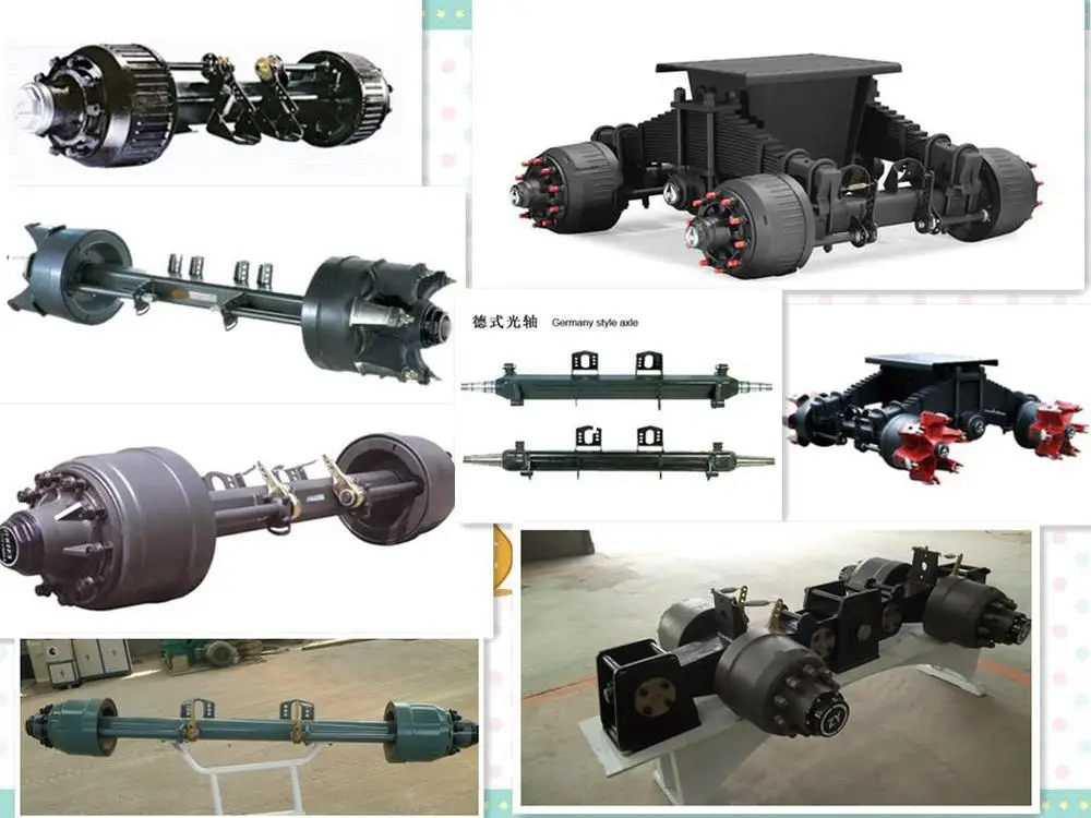 16 Ton Spoke Axle Assembly For Tandem Suspension And Bogie Buy 16 Ton