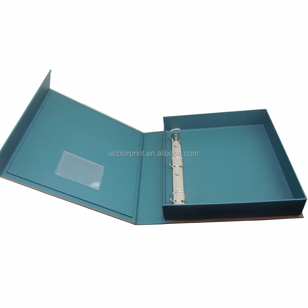 Custom Turned Edge Binder Box With Flap Closure Buy Binder