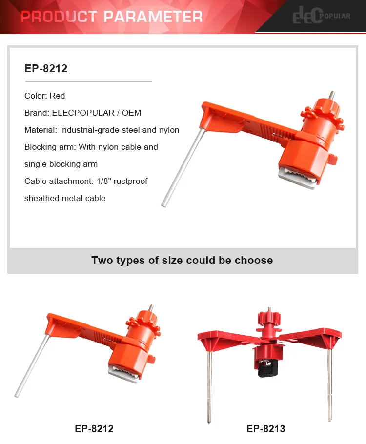 Factory New Design All Types Universal Standard Valve Lockouts